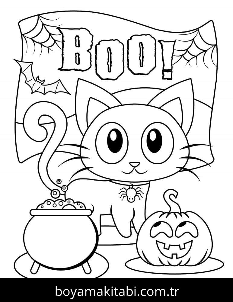 Cadılar Bayramı Kedisi