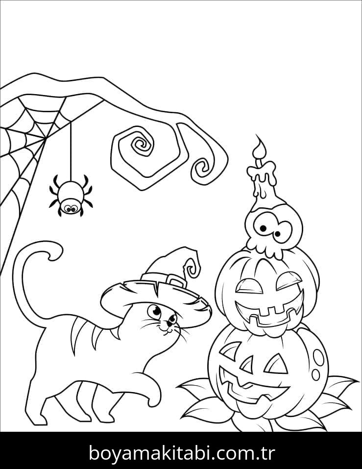 Cadılar Bayramı Kedisi