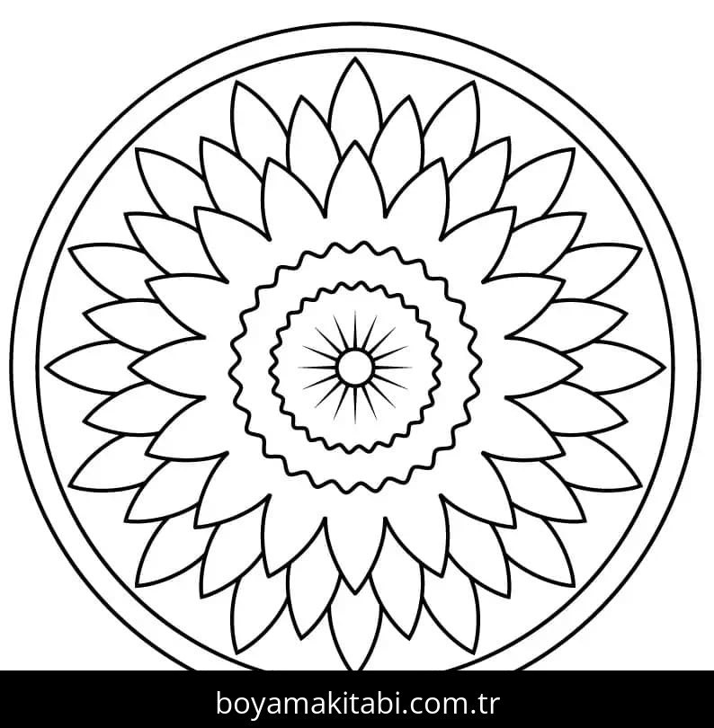Çiçek Mandala