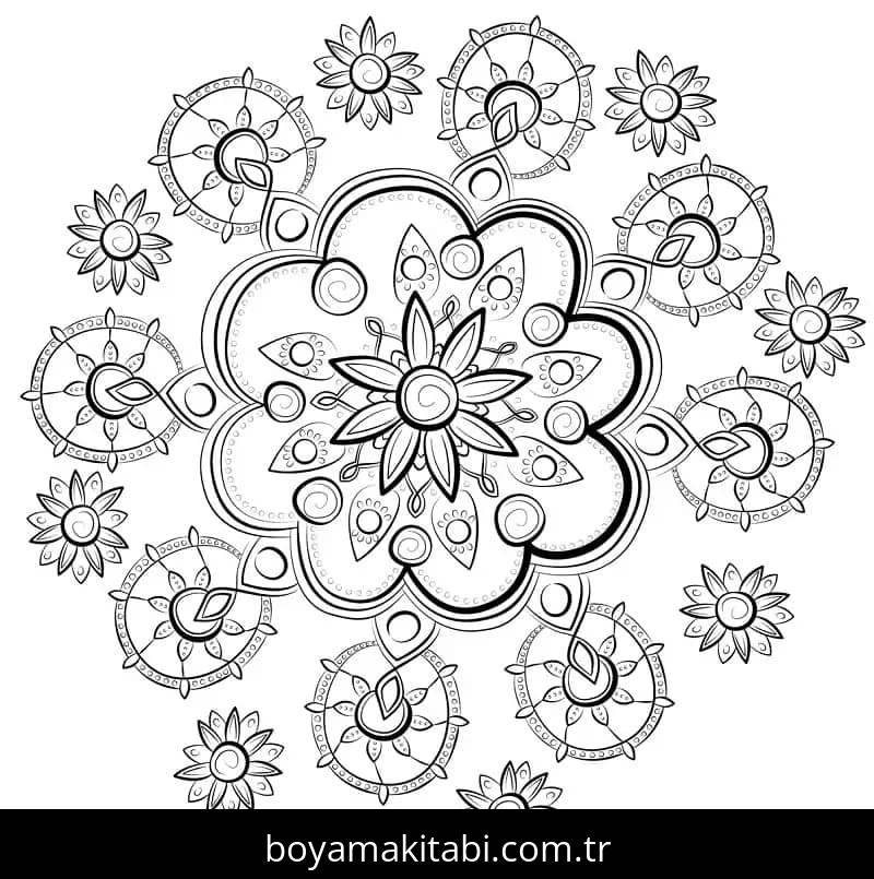 Çiçek Mandala