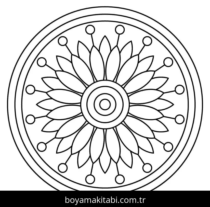Çiçek Mandala