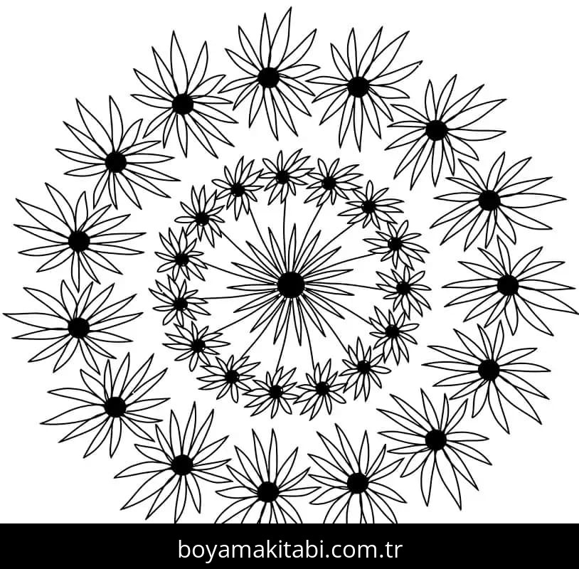 Çiçek Mandala