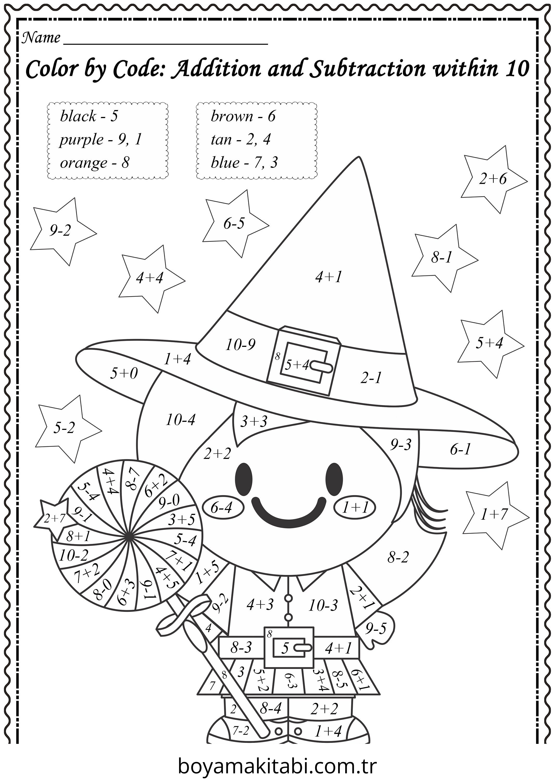 Sayıları Renklendir