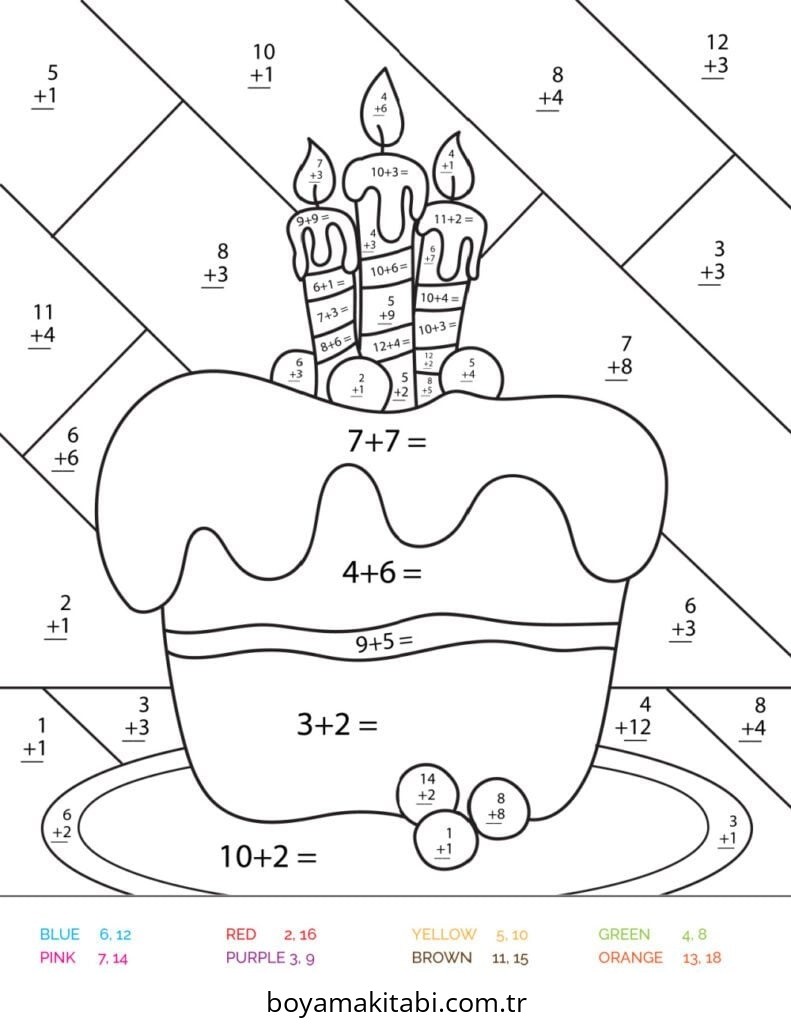 Sayıları Renklendir