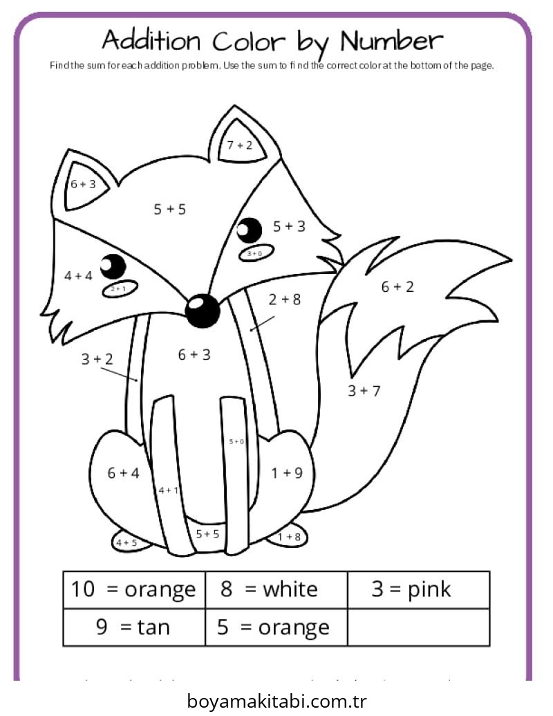 Sayıları Renklendir
