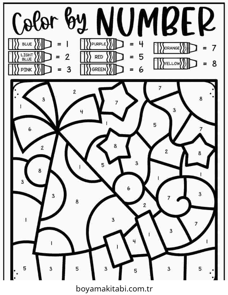 Sayıları Renklendir