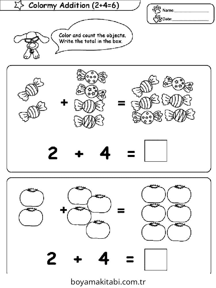 Toplama Yöntemiyle Renklendirme