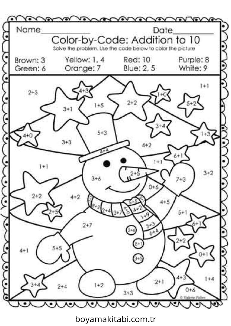 Toplama Yöntemiyle Renklendirme